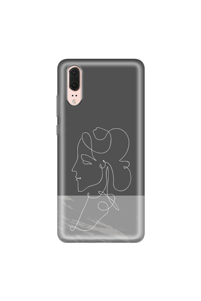 HUAWEI - P20 - Soft Clear Case - Miss Marble