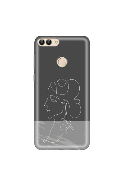 HUAWEI - P Smart 2018 - Soft Clear Case - Miss Marble