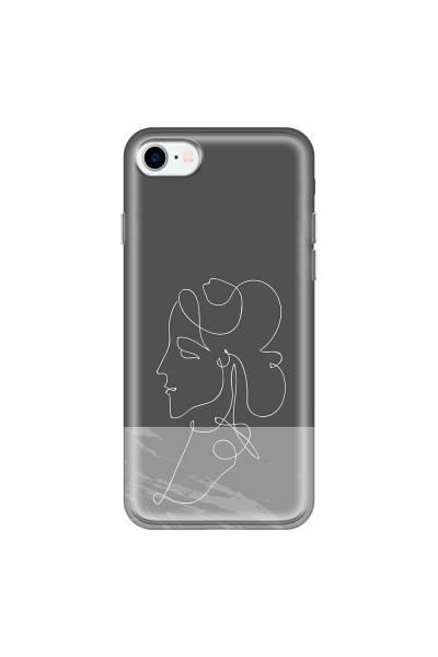 APPLE - iPhone 7 - Soft Clear Case - Miss Marble