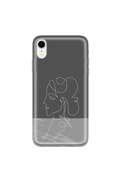 APPLE - iPhone XR - Soft Clear Case - Miss Marble