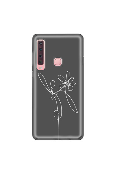SAMSUNG - Galaxy A9 2018 - Soft Clear Case - Flower In The Dark