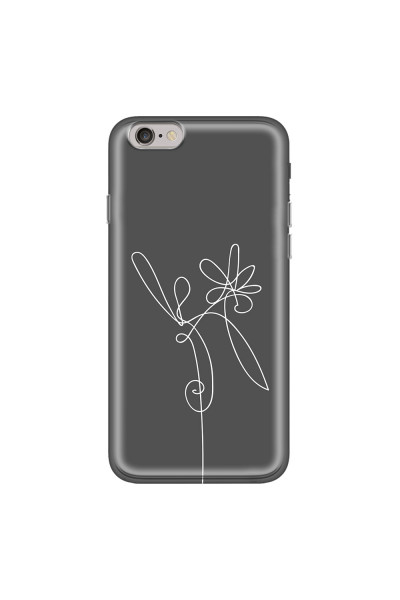 APPLE - iPhone 6S - Soft Clear Case - Flower In The Dark