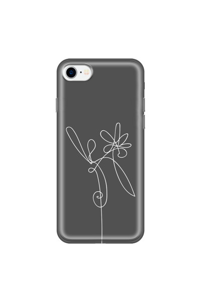 APPLE - iPhone 7 - Soft Clear Case - Flower In The Dark