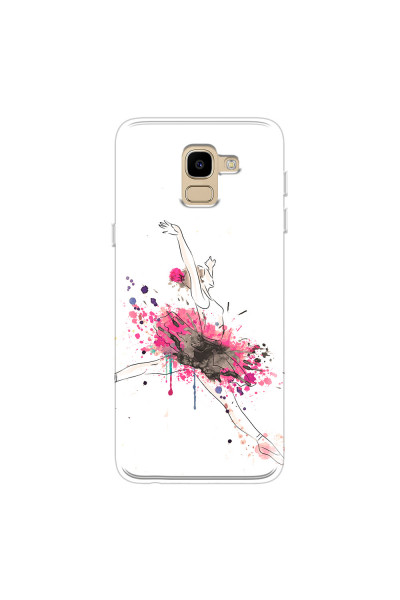 SAMSUNG - Galaxy J6 2018 - Soft Clear Case - Ballerina