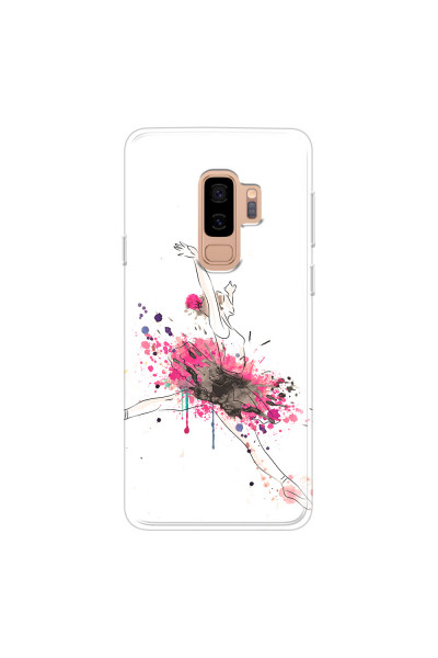 SAMSUNG - Galaxy S9 Plus 2018 - Soft Clear Case - Ballerina
