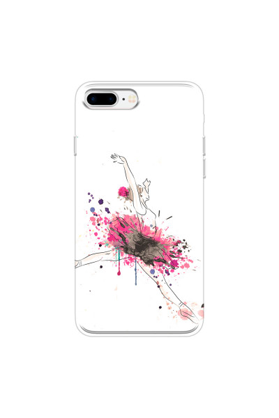 APPLE - iPhone 7 Plus - Soft Clear Case - Ballerina