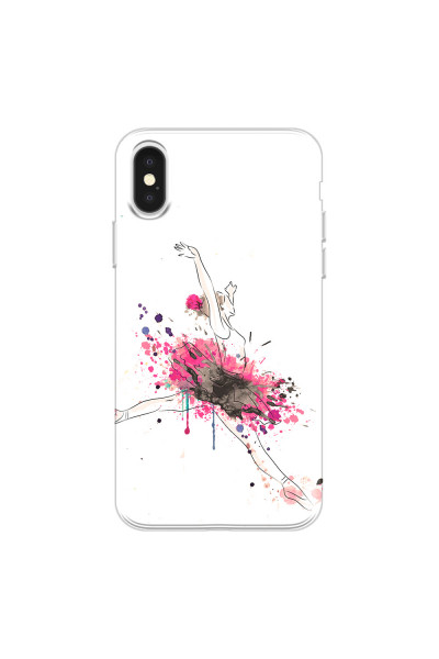 APPLE - iPhone X - Soft Clear Case - Ballerina