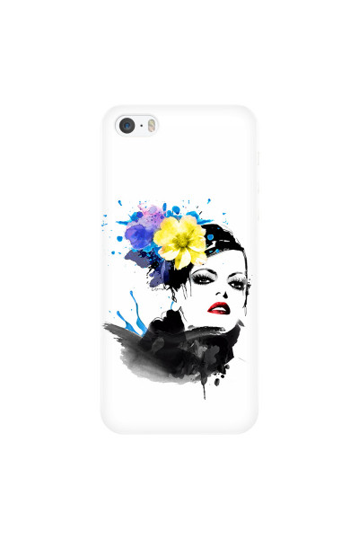 APPLE - iPhone 5S/SE - 3D Snap Case - Floral Beauty