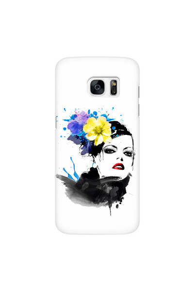 SAMSUNG - Galaxy S7 Edge - 3D Snap Case - Floral Beauty