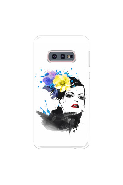 SAMSUNG - Galaxy S10e - Soft Clear Case - Floral Beauty