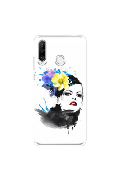 HUAWEI - P30 Lite - Soft Clear Case - Floral Beauty