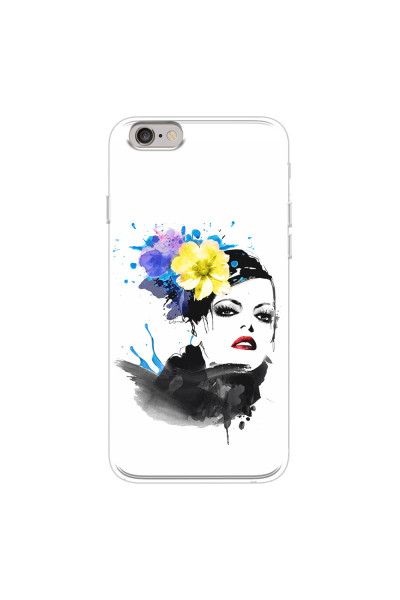 APPLE - iPhone 6S Plus - Soft Clear Case - Floral Beauty