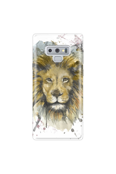 SAMSUNG - Galaxy Note 9 - Soft Clear Case - Lion