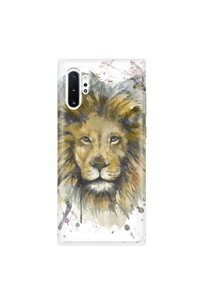 SAMSUNG - Galaxy Note 10 Plus - Soft Clear Case - Lion