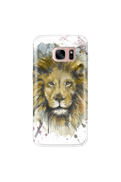 SAMSUNG - Galaxy S7 - Soft Clear Case - Lion