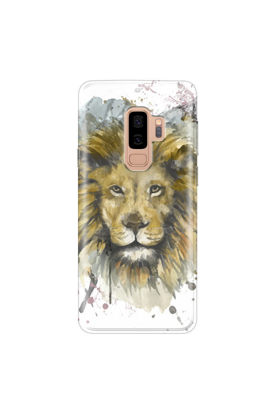 SAMSUNG - Galaxy S9 Plus 2018 - Soft Clear Case - Lion