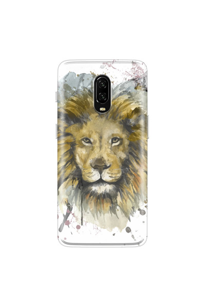 ONEPLUS - OnePlus 6T - Soft Clear Case - Lion