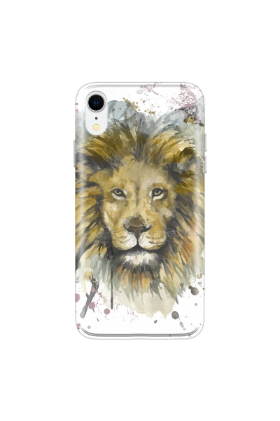 APPLE - iPhone XR - Soft Clear Case - Lion