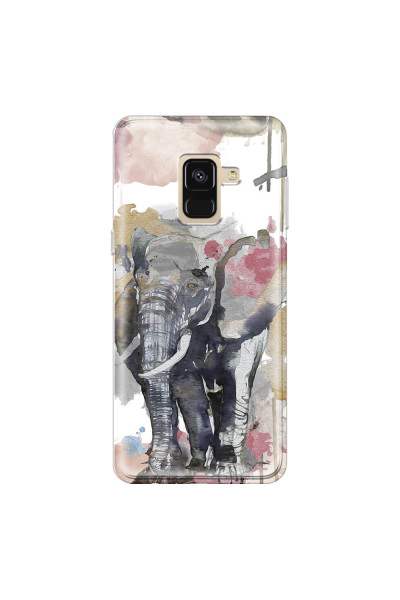 SAMSUNG - Galaxy A8 - Soft Clear Case - Elephant