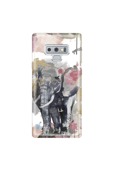 SAMSUNG - Galaxy Note 9 - Soft Clear Case - Elephant