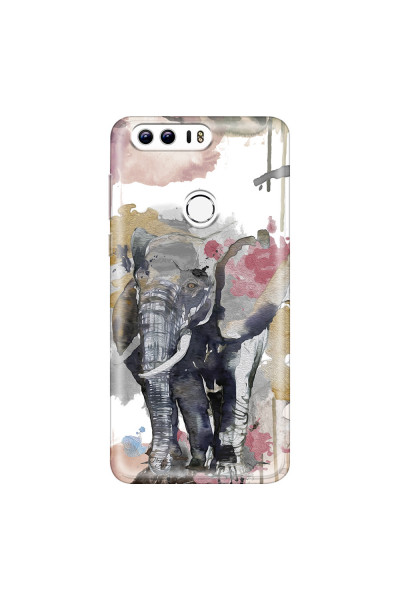 HONOR - Honor 8 - Soft Clear Case - Elephant