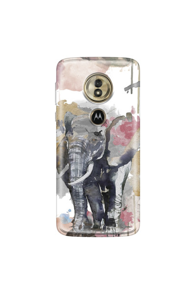 MOTOROLA by LENOVO - Moto G6 Play - Soft Clear Case - Elephant