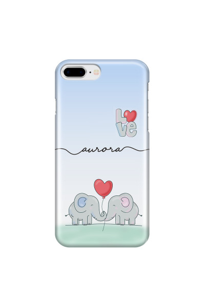 APPLE - iPhone 8 Plus - 3D Snap Case - Elephants in Love