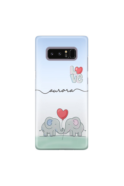 SAMSUNG - Galaxy Note 8 - 3D Snap Case - Elephants in Love