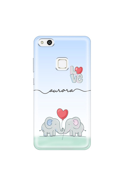 HUAWEI - P10 Lite - Soft Clear Case - Elephants in Love