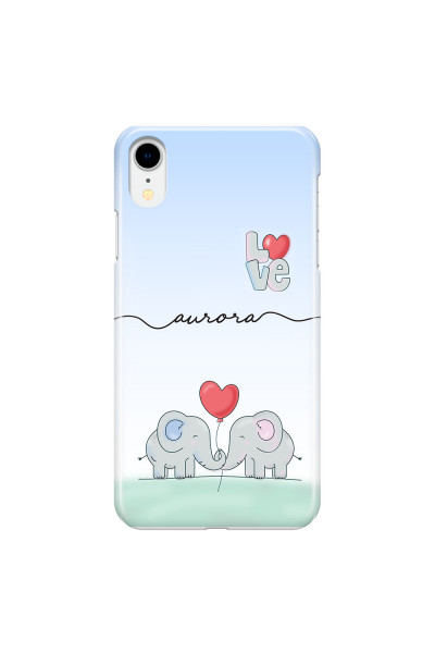 APPLE - iPhone XR - 3D Snap Case - Elephants in Love