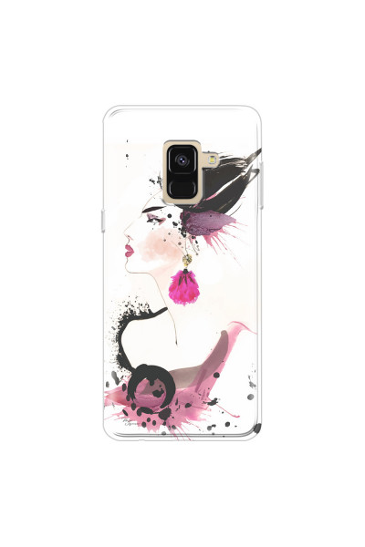 SAMSUNG - Galaxy A8 - Soft Clear Case - Japanese Style