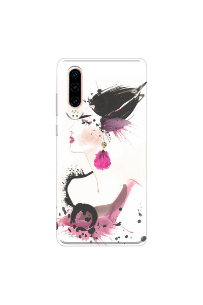 HUAWEI - P30 - Soft Clear Case - Japanese Style