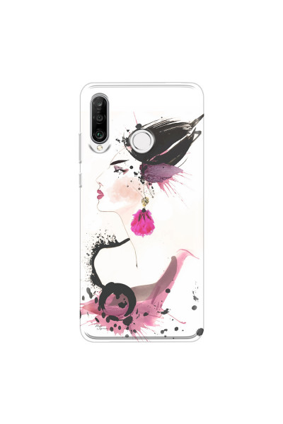HUAWEI - P30 Lite - Soft Clear Case - Japanese Style