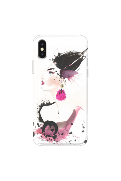 APPLE - iPhone XS Max - Soft Clear Case - Japanese Style