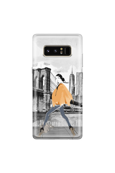 SAMSUNG - Galaxy Note 8 - Soft Clear Case - The New York Walk