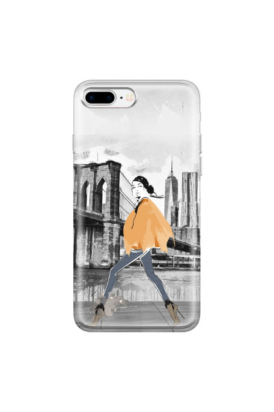 APPLE - iPhone 7 Plus - Soft Clear Case - The New York Walk