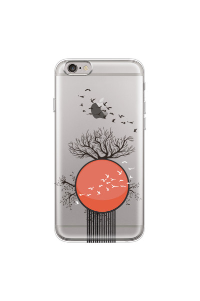 APPLE - iPhone 6S Plus - Soft Clear Case - Bird Flight