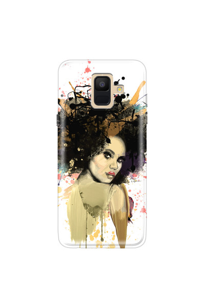 SAMSUNG - Galaxy A6 2018 - Soft Clear Case - We love Afro