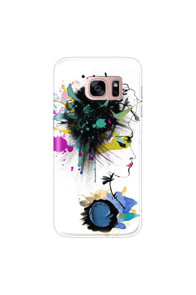 SAMSUNG - Galaxy S7 - Soft Clear Case - Medusa Girl