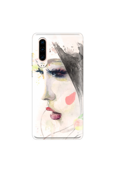HUAWEI - P30 - Soft Clear Case - Face of a Beauty