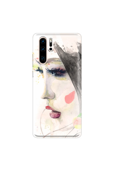 HUAWEI - P30 Pro - Soft Clear Case - Face of a Beauty