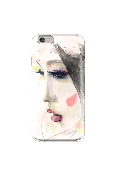 APPLE - iPhone 6S - Soft Clear Case - Face of a Beauty