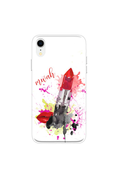 APPLE - iPhone XR - Soft Clear Case - Lipstick