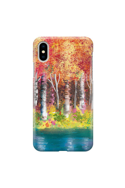 APPLE - iPhone XS Max - 3D Snap Case - Calm Birch Trees