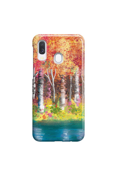 SAMSUNG - Galaxy A40 - 3D Snap Case - Calm Birch Trees
