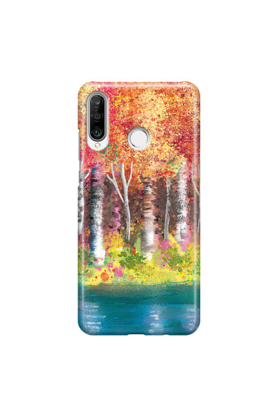 HUAWEI - P30 Lite - 3D Snap Case - Calm Birch Trees