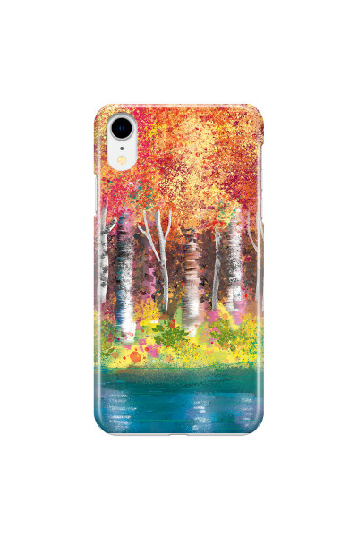 APPLE - iPhone XR - 3D Snap Case - Calm Birch Trees