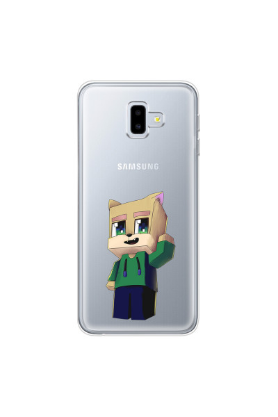 SAMSUNG - Galaxy J6 Plus 2018 - Soft Clear Case - Clear Fox Player