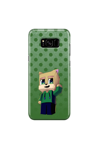 SAMSUNG - Galaxy S8 Plus - 3D Snap Case - Green Fox Player