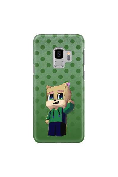 SAMSUNG - Galaxy S9 - 3D Snap Case - Green Fox Player